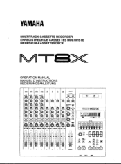 Yamaha MT8X Owner's Manual (image)