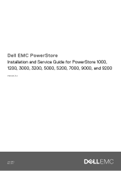 Dell PowerStore 5200T EMC PowerStore Installation and Service Guide for PowerStore 1000 1200 3000 3200 5000 5200 7000 9000 and 9200