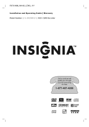 Insignia IS-DVD100121 User Manual (English)
