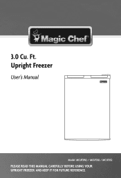 Magic Chef MCUF3S2 User Manual