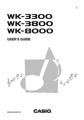 Casio WK3800 User Guide