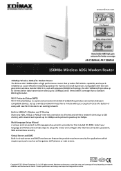 Edimax AR-7186WnB Datasheet