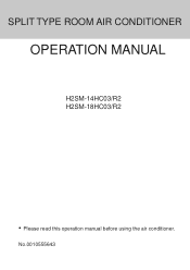 Haier H2SM-18HC03 User Manual