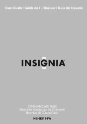 Insignia NS-B2114W User Manual (English)