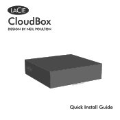Lacie CloudBox Quick Install Guide