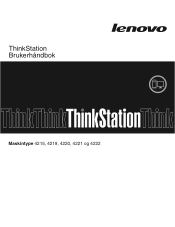Lenovo ThinkStation E20 (Norwegian) User Guide