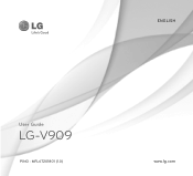 LG LGV909DW Owners Manual - English