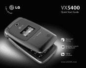 LG VX-5400 Quick Start Guide