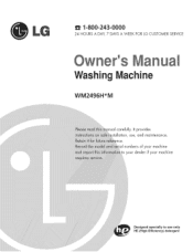 LG WM2497HWM Owners Manual