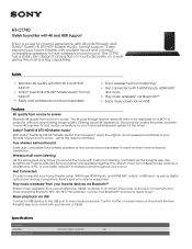 Sony HT-CT790 Marketing Specifications