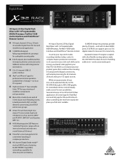 Behringer DIGITAL RACK MIXER X32 RACK Brochure