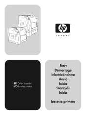 HP 3700 HP Color LaserJet 3700 Series Printer - Getting Started Guide