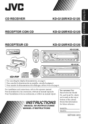 JVC KD-G120 Instructions