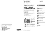 Sony DSC S90 Operating Instructions