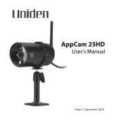 Uniden APPCAM25HD English Owner's Manual