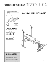 Weider 170 Tc Bench Spanish Manual