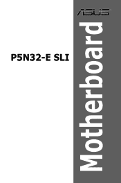 Asus P5N32-E P5N32-E SLI English Edition User's Manual