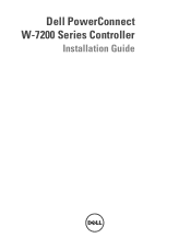Dell W-7200 PowerConnect Series Controller Installation Guide