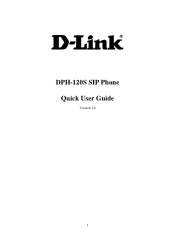 D-Link DPH-120S User Guide
