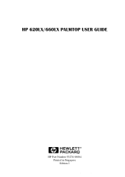 HP 620Lx HP 620LX/660LX PalmTop - (English) User Guide
