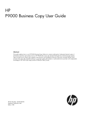 HP XP P9500 HP P9000 Business Copy User Guide (AV400-96393, October 2011)