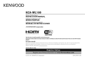 Kenwood KCA-WL100 Operation Manual 1