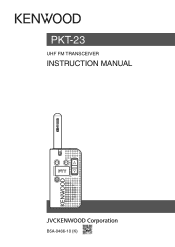 Kenwood PKT-23A Operation Manual