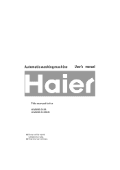 Haier HWM90-9188DD User Manual