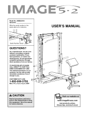 Image Fitness 5.2 Bench English Manual