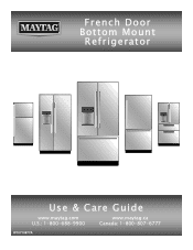 Maytag MFT2776FEZ Use & Care Guide