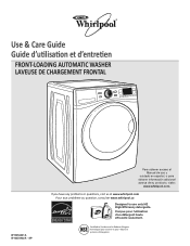 Whirlpool WFW97HEXL Owners Manual
