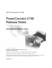 Dell PowerConnect 2708 Readme