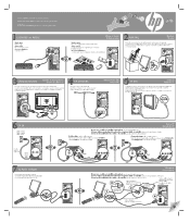 HP M8200n HP Media Center TV Home PC - Setup Poster (page 1)
