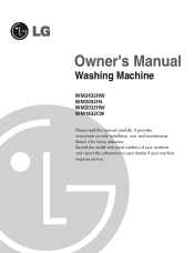 LG WM1832CW Owner's Manual