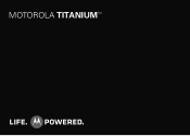 Motorola TITANIUM User Manual
