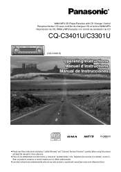 Panasonic CQC3401U CQC3301U User Guide