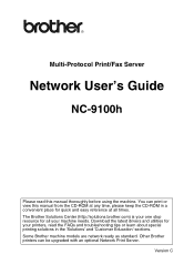 Brother International DCP-8025D Network Users Manual - English