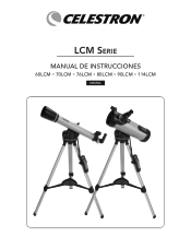 Celestron 90LCM Computerized Telescope LCM Series Manual (Spanish)