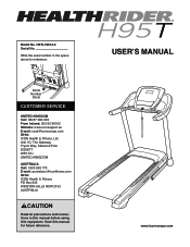 HealthRider H95t Instruction Manual