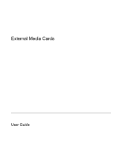 HP Dv9575la External Media Cards - Windows Vista