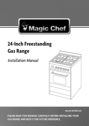 Magic Chef MCSRG24S User Manual 1