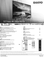 Sanyo FW55C78F Leaflet