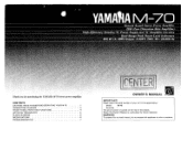 Yamaha M-70 Owner's Manual
