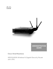 Linksys QuickVPN Cisco WRVS4400N Wireless-N Gigabit Security Router with VPN Administration Guide v2