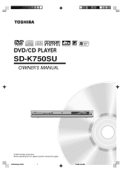 Toshiba SD-K750SU User Manual