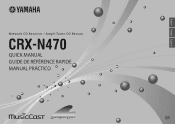Yamaha CRX-N470 CRX-N470 Quick Manual