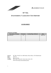Biostar M7VKL M7VKL compatibility test report