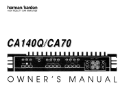 Harman Kardon CA70 Owners Manual