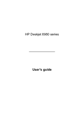HP Deskjet 6980 User Guide - Pre-Windows 2000