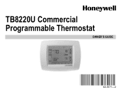Honeywell TB8220U1003 Owners Guide